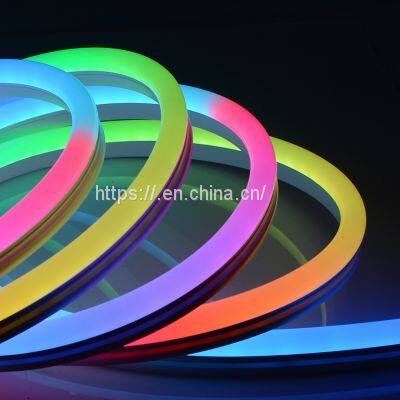 Waterproof Cool Colored Lights Flicinle Custom Models 8mm 10*23mm 16*16mm 3D Flex Neon Rope Led Strip 10M 12V With Connector
