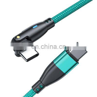 180 Degree Charging Cable PD 60W Fast Charging Data Transfer Type C Charger Mobile Phone USB C Type Data Cable photo-3