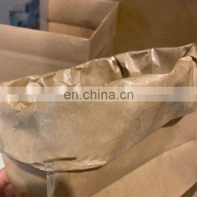 Emballage Papier Kraft Custom Made Print Paper Bag Square Donuts Packaging Bread Paper Bag for Bakery photo-4