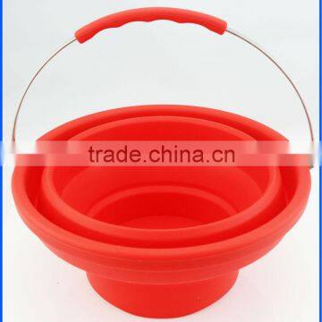 Hot Selling Silicone Pack-away Bucket