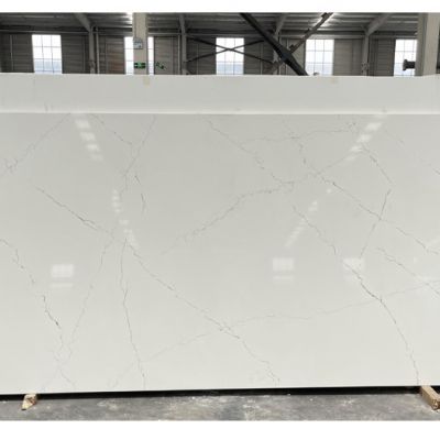 Code：6723，Calacatta artificial stone quartz slab kitchen countertops