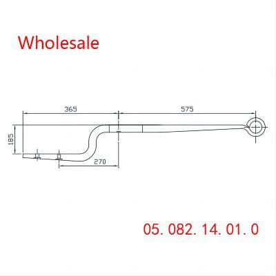 05.082.14.01.0 Trails  Trailer Single Leaf Trolley Spring Wholesale For BPW