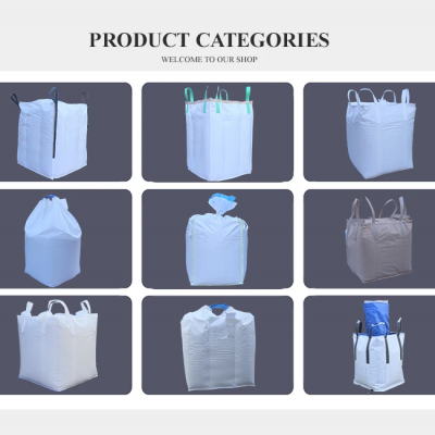 Pp Polypropylene Woven Super Sack Jumbo Ton Bag Industrial Bulk Bag Construction Fibc Bag photo-4