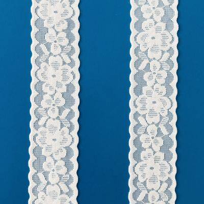 Wholesale Lace Trim Flower Elastic Lace Ribbons for Craft Gift Package Decoration Wedding Headbands photo-5