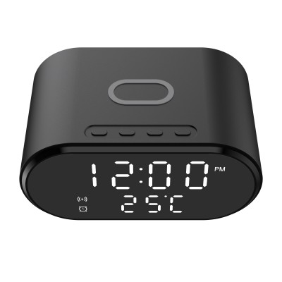 New Multi-function Alarm Clock Wireless Charger 15W Magnetic Wireless Charging Station for Apple 12 13 14 15 Pro Max