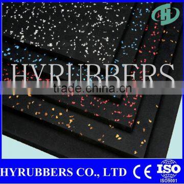 Elastic noise-absorbing gym rubber flooring,cheap rubber flooring