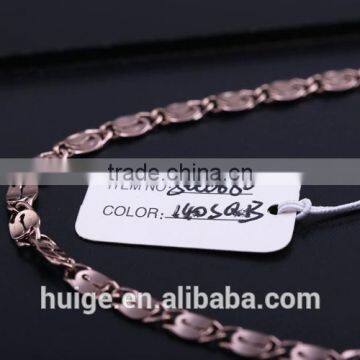 2015 China Wholesale Chain Gold Jewellery Long Fashion Chain & Coffee Gold Plated Link Chain photo-6