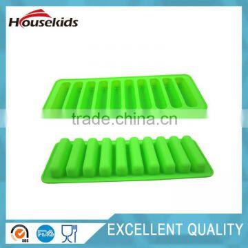 Mold Ice Tray Silicone Strip Cylinder Cube Stick Chocolate Cookie