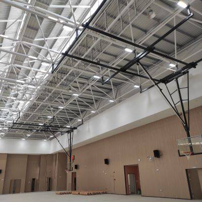 High Quality Backboard Ceiling Mounted Basketball Hoop photo-3