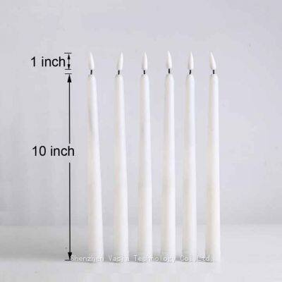 AAA Battery Operated Flameless LED Taper Candles Flickering Remote Taper Wedding Led Taper Candle