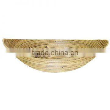 High quality best selling eco friendly Natural Bamboo Canoe Bowl from Viet Nam