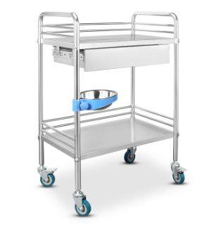 STAINLESS STEEL HOSTIPTAL TROLLEY