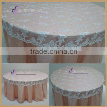 TC030A wolesale popular wedding lace tablecloth,table overlay