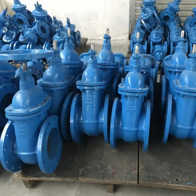 DIN Standard DN150 PN16 GG25 Cast Iron WCB Flange Gate Valve Non Rising Stem Hard Seal Gate Valve photo-6