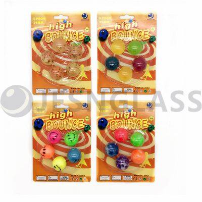 Hot Sale 35MM High Bouncy Ball Children's Toy Rubber Balls Blister Card Package