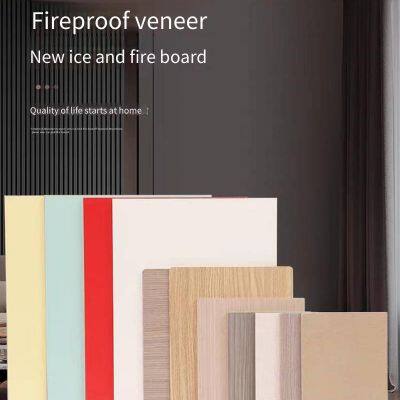 ice and fire board, class a fireproof, e0 grade environmentally friendly decorative panel with calcium silicate substrate, flame retardant board