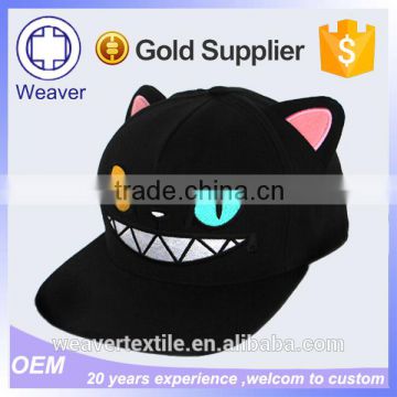 Custom 100 Cotton Twill Child 5 Panel Hat Earflap Baby Hat Snapback Cap