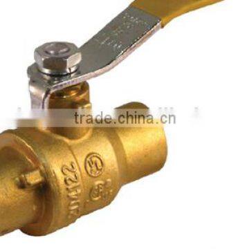 CXC fully forged solder brass ball valves with lead free (sweat*sweat)