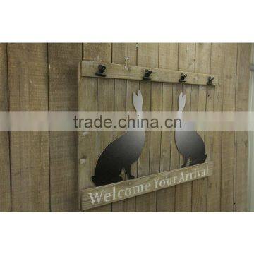 Novelty Wall Art Decor Rural Wall Art Decor Natural Wooden Wall Art Decor With Clips photo-3