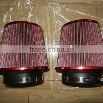 3" JDM WASHABLE DRY CONE HIGH PERFORMANCE RACING AIR FILTER TOYOTA CHROME RED