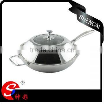 304 High Quality Stainless Steel Frying Pan