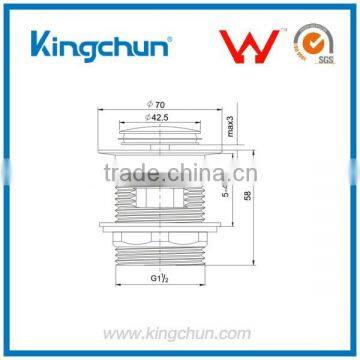 Watermark China Sanitary Ware Chrome Polished Bathtub Waste Pop Up With Overflow(K260) photo-2