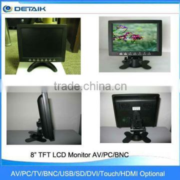 DTK-0808C 4:3 TFT LCD Monitor BNC Monitor 8 Inch