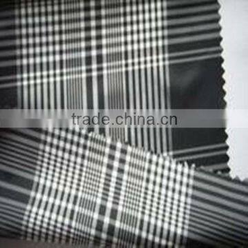 100 polyester 75d yarn dyed imitation memory fabric yarn dyed grid fabric