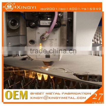 Laser cutting stainless steel sheet metal part