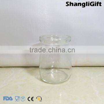 Small Glass Jar 100ml For Pudding/Yogurt With Plastic Cap/Cork photo-3