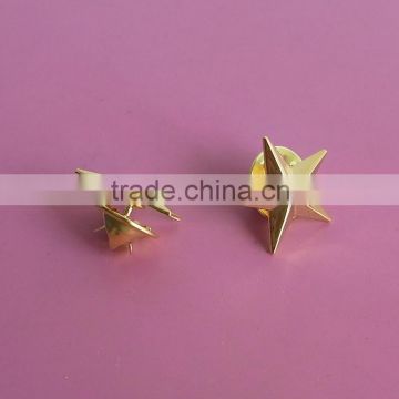 custom metal gold star sheriff lapel pins