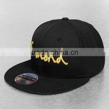 2015 New Fashion Custom Design 6 Panels Plain Blank Snapback Hats photo-2