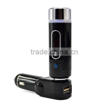 2015 New Arrival 3 in One Car Charger FM Transmitter A2DP Wireless Car Kit Bluetooth Hands Free