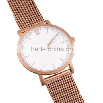 Most Popular Simple New Design Fashion Girls Mesh Watch With Ronda Movt photo-2