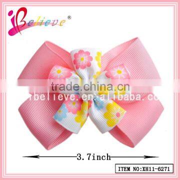 Wholesale hair jewelry from China ribbon bow with metal clip,wholesale pull bows