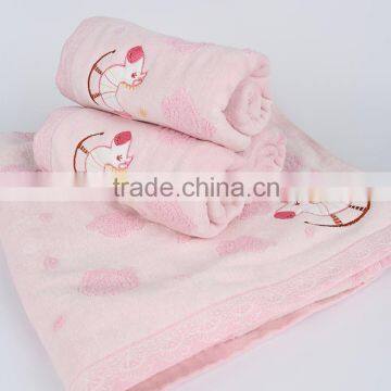 Guaranteed quality unique jacquard weave kids bath towel