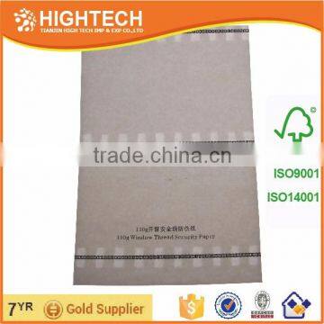 Banknote Watermark Thread Security Paper