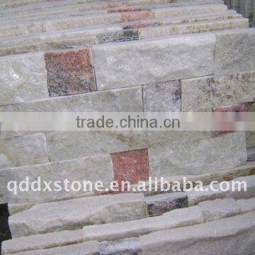 Natural white ledge stone wall tile