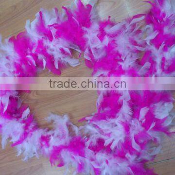 Festival decorating 35-40cm feather trims, feather white boa wholesale