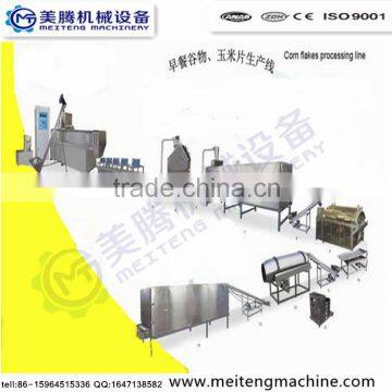 Toasted Extrusion Breakfast Cereals Corn Flake Making Machine