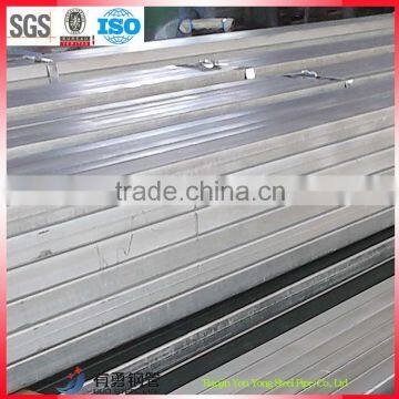 Galvanized square pipe/ hollow section steel pipe for table