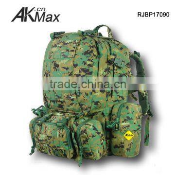 Digital Woodland Molle Military Backpack Modular Lightweight Loading Equipment