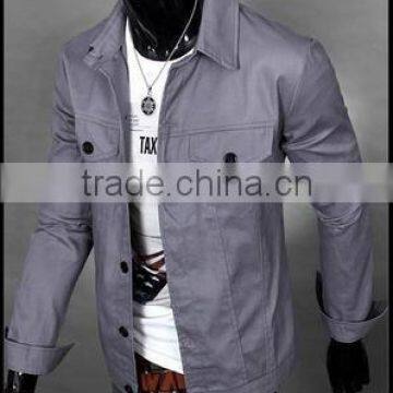 Men Winter Fashion Jacket In Pure Color
