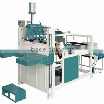 Semi-automatic fold glue machine