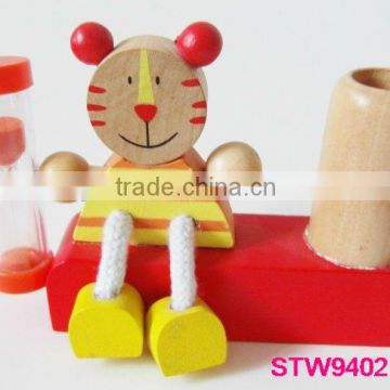 sand timer hourglass with tiger