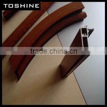 Beautiful Wood Grained Extrusion Aluminum Profile for Handrail China Factory Price