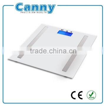 factory cheap silk printing 6mm or 8mm tempered glass 150kg or 180kg Body Fat Analyzer with CE RoHS PAHS