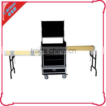 china manufacturer Plywood Dj Work Table Flight Case With Drawer