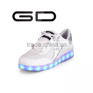 GD 2015 New trendy LED sports shoes colorful logo young people's favorite Sneakers