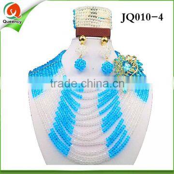 charming design colorful beads for party, fashion African Jewelry Sets JQ010-4